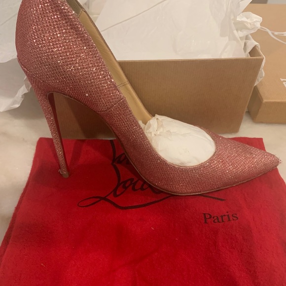 So Kate Pink Glitter Tisse Heels - Picture 5 of 15